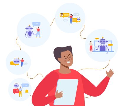 Man using chatbot services asking questions and receiving answers flat composition vector illustration SSUCv3H4sIAAAAAAACA3WRTWvDMAyG/4rROawbu+VeBoNB2XYrOyiKmpo6VmbZ6UrJf5/cD9hlN+nVa308PkOH6gnaM/gQiuaE2UuE9qkB7n2W5DFA+7g0oBlzUVbzWkaYebDqJb832Z6rDi18Mu2jBBlOYA9LZ9KbV+IQMLIUhaW5WzcsU+D/bF8N4MCRTnWqjU0cGC9LbK10OGZO422j2fcs1xBL72sIsxAGqz/Xje06Gas6JJz2npKfOdW8Z6VUZ2N0RX0cHO0xd5Kdcpo9sTrUQ9W/C2vlY0LsXWJiP1cdox45qdsFzI5knER99bmZyRi6v2wf3NrAYhfYrTcfl0bvHHs2V3Svmxe3kzQamgbyTwUEzY3UtZeuSCLxlAuGVf7LWQ72bcuy/AImjqzY1AEAAA==
